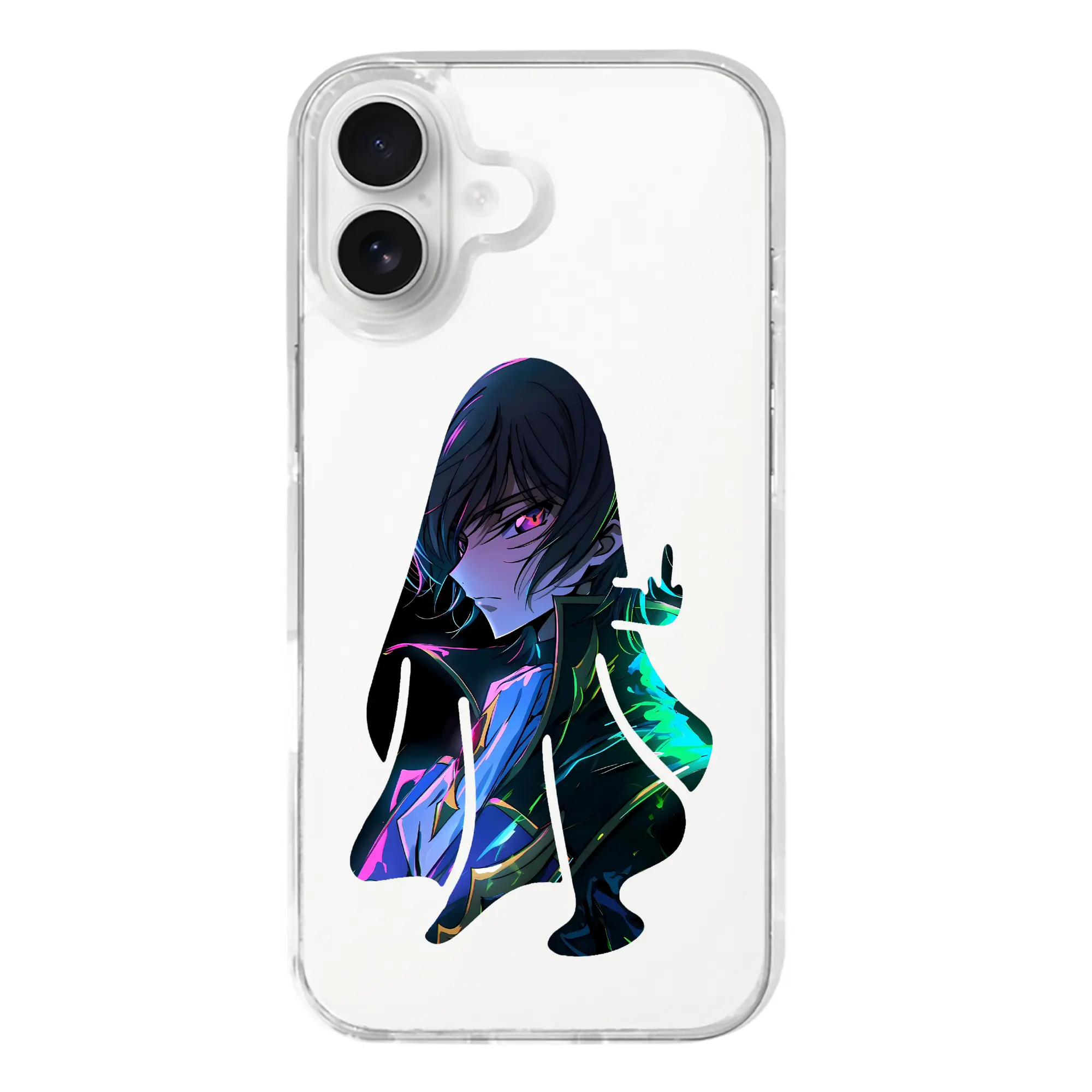 コードギアス 反逆のルルーシュ グッズ ルルーシュ・ランペルージ - iPhone 17シリーズ 透明スマホケース – 薄型・耐衝撃・精密フィット保護カバー